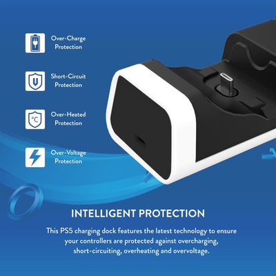 Numskull PlayStation 5 / PS5 Fast Charge Twin Charging Dock