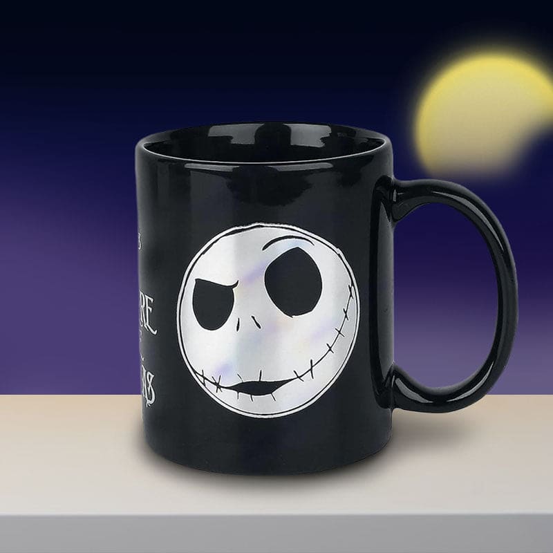 Official Nightmare Before Christmas Jack Face Foil Mug