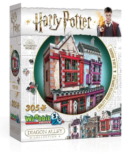 Official Harry Potter Diagon Alley Collection: Quidditch Supplies & Slug & Jiggers Puzzle (305 Pieces)