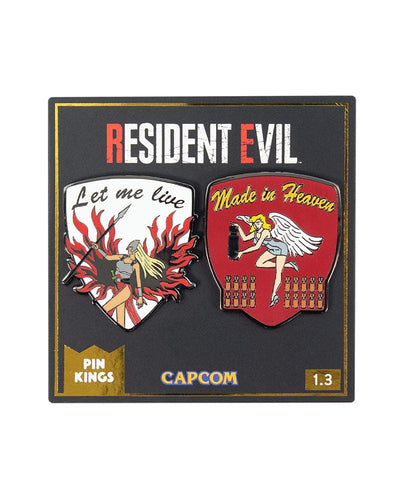 One Size Pin Kings Resident Evil Enamel Pin Badge Set 1.3
