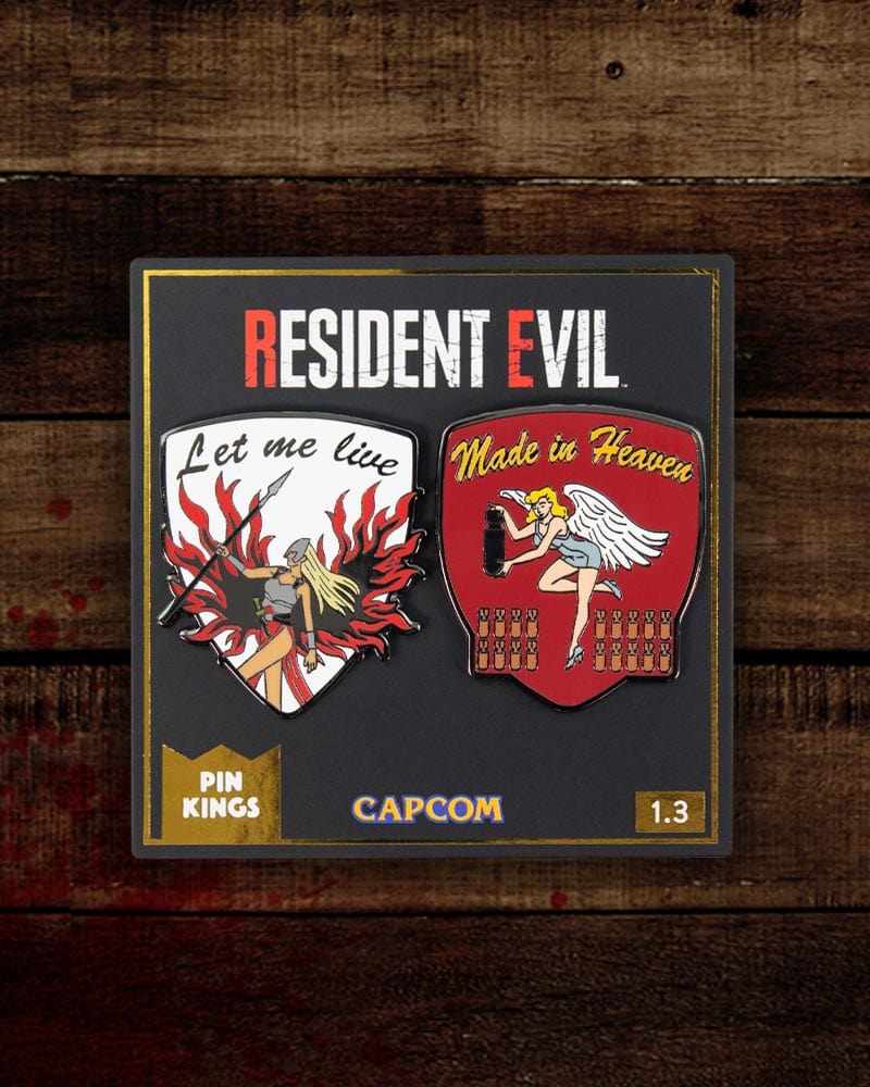 One Size Pin Kings Resident Evil Enamel Pin Badge Set 1.3
