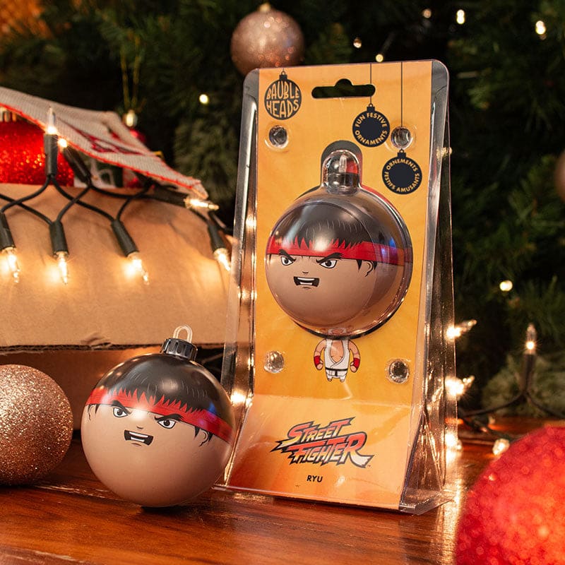 Just Geek - Bauble Heads Street Fighter ‘Ryu’ Christmas