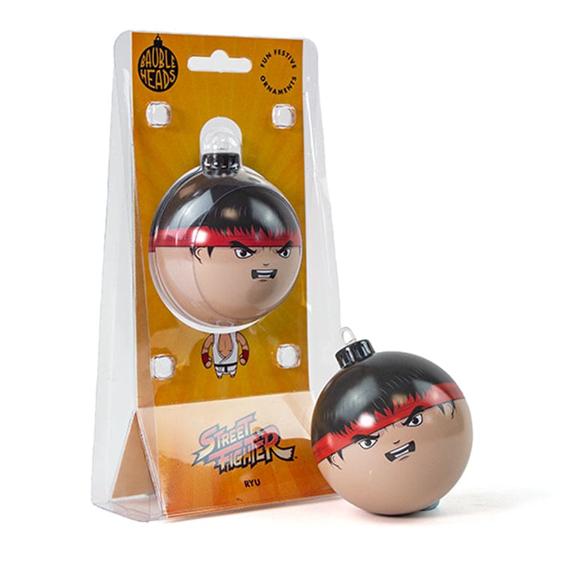 Bauble Heads Street Fighter ‘Ryu’ Christmas Decoration / Ornament