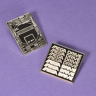 One Size Pin Kings SEGA Mega Drive Enamel Pin Badge Set 1.2 – Retro