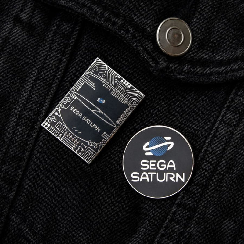 One Size Pin Kings SEGA Saturn Pin Badge 1.2