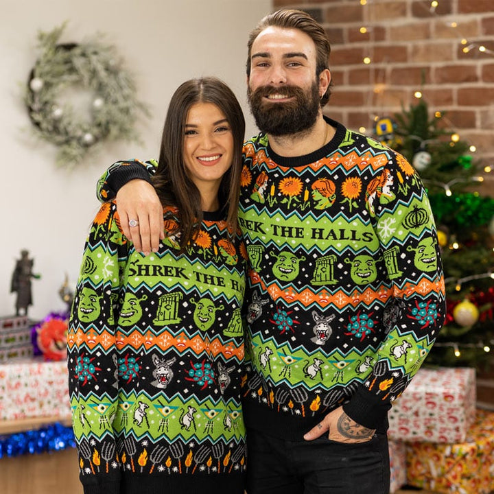 Just Geek Official Shrek Christmas Jumper Ugly Jumper