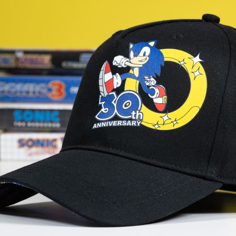 One Size Official Sonic the Hedgehog 30th Anniversary Snapback