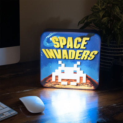 Official Space Invaders 3D Desk Lamp / Wall Light
