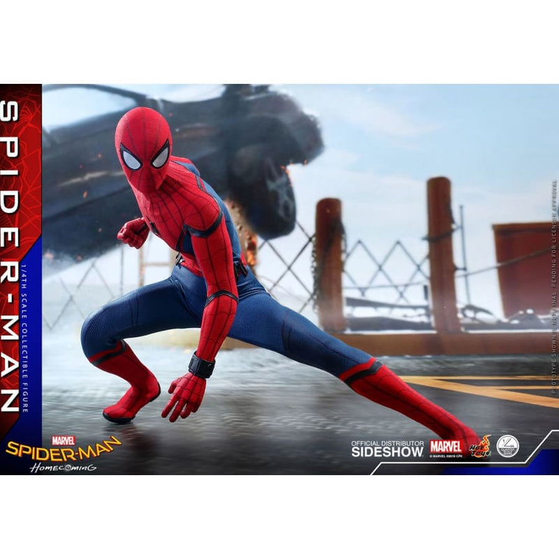 Official Hot Toys Marvel Spider-Man Homecoming 1:4 Scale Figure