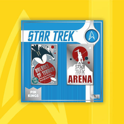One Size Pin Kings Star Trek Enamel Pin Badge Set 1.3 – Balance of Terror & Arena
