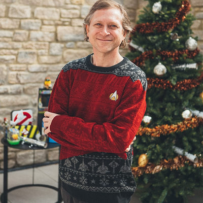 Official Star Trek ‘Trek The Halls’ Christmas Jumper / Ugly Sweater