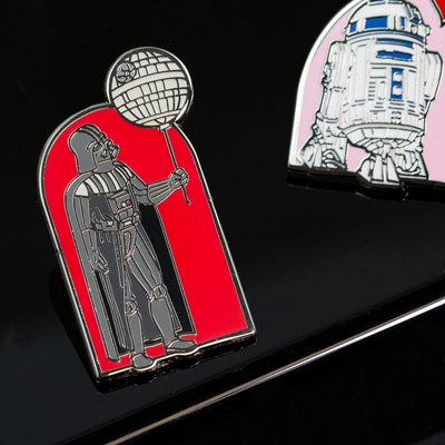 One Size Pin Kings Star Wars Enamel Pin Badge Set 3.1 – R2D2 & Darth Vader