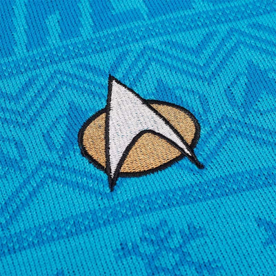 Official Star Trek Blue Christmas Jumper / Ugly Sweater