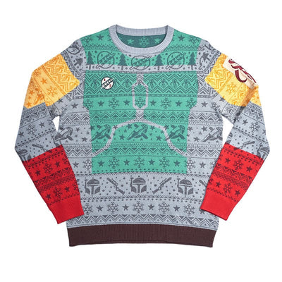 2XS (UK/EU) - 3XS (US) Official Boba Fett Difuzed Christmas Jumper / Ugly Sweater