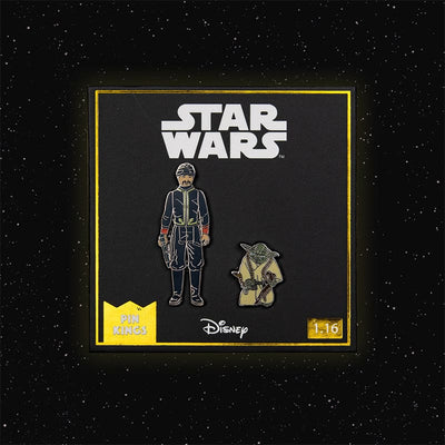 One Size Pin Kings Star Wars Enamel Pin Badge Set 1.16 – Bespin Security Guard and Yoda