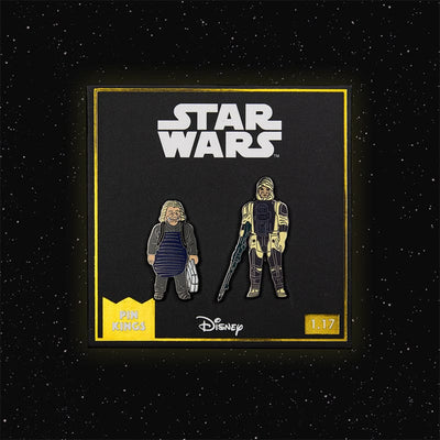 One Size Pin Kings Star Wars Enamel Pin Badge Set 1.17 – Ugnaught and Dengar