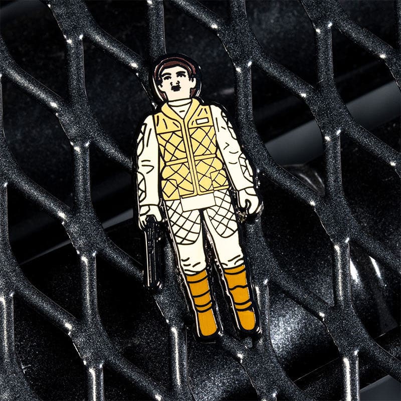 One Size Pin Kings Star Wars Enamel Pin Badge Set 1.19 – Leia (Hoth Outfit) and Rebel Commander