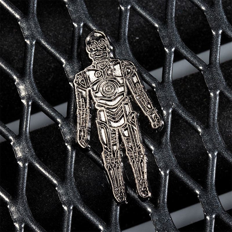One Size Pin Kings Star Wars Enamel Pin Badge Set 1.22 – C-3PO and Luke Skywalker (Hoth Battle Gear)
