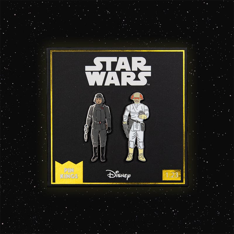 One Size Pin Kings Star Wars Enamel Pin Badge Set 1.23 – AT-AT Commander and Cloud Car Pilot