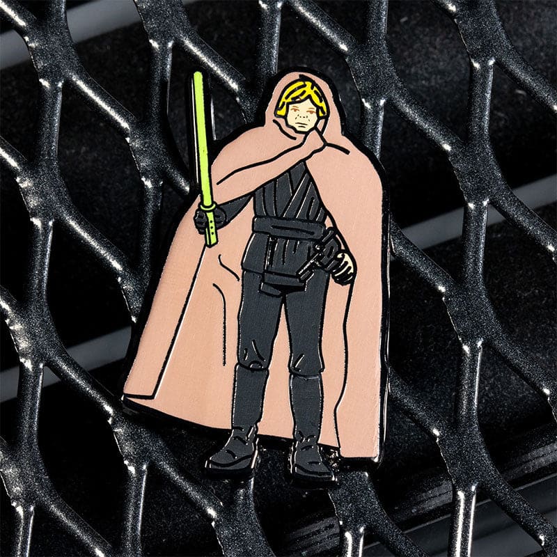 One Size Pin Kings Star Wars Enamel Pin Badge Set 1.26 – Admiral Ackbar and Luke Skywalker (Jedi Knight Outfit)