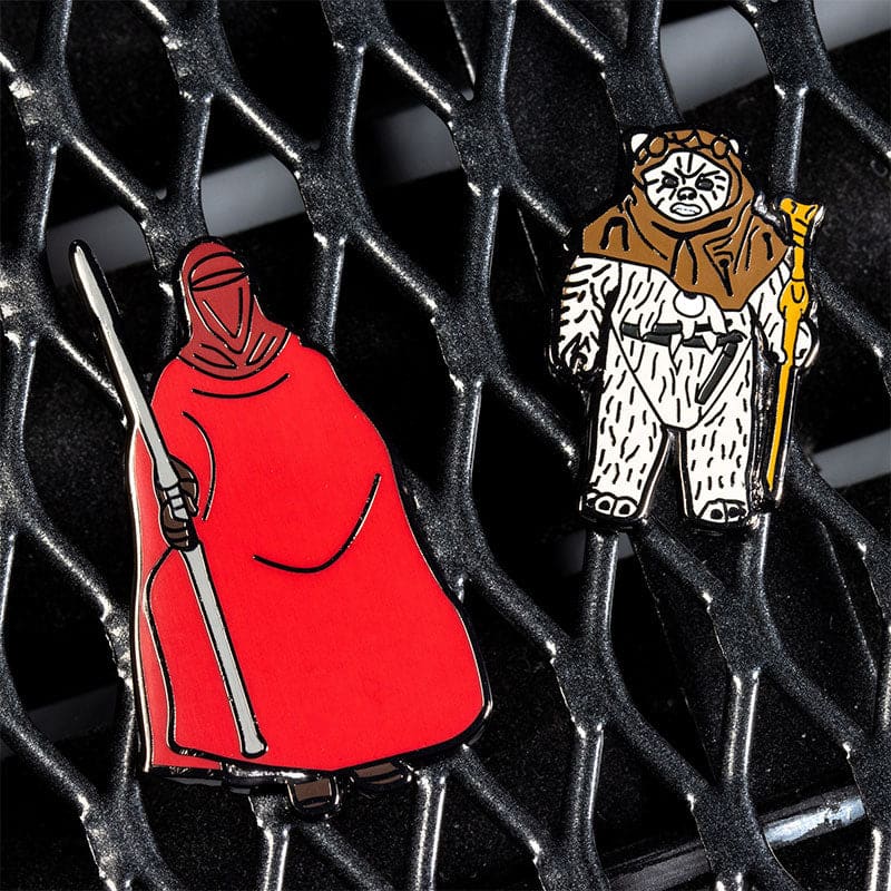 One Size Pin Kings Star Wars Enamel Pin Badge Set 1.28 – Emperor’s Royal Guard and Chief Chirpa