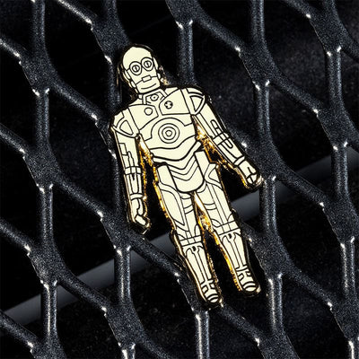 One Size Pin Kings Star Wars Enamel Pin Badge Set 1.3 - C3PO and Darth Vader