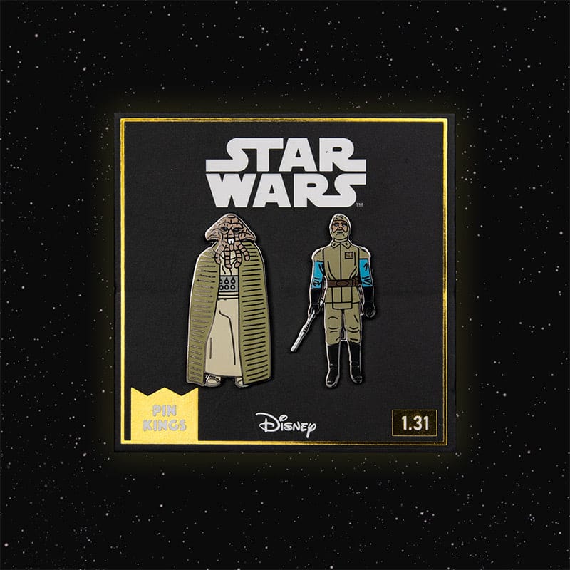 One Size Pin Kings Star Wars Enamel Pin Badge Set 1.31 – Squid Head and General Madine