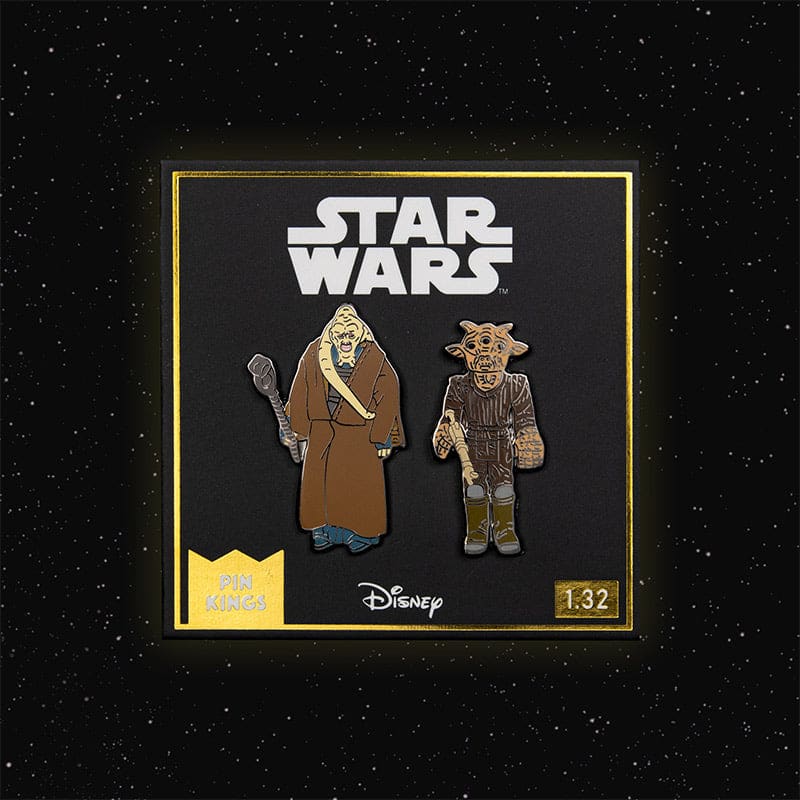 One Size Pin Kings Star Wars Enamel Pin Badge Set 1.32 – Bib Fortuna and Ree-Yees