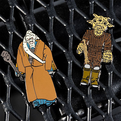 One Size Pin Kings Star Wars Enamel Pin Badge Set 1.32 – Bib Fortuna and Ree-Yees