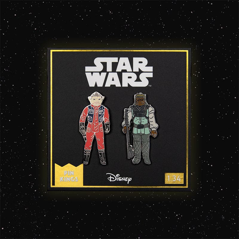 One Size Pin Kings Star Wars Enamel Pin Badge Set 1.34 – Nien Nunb and Nikto