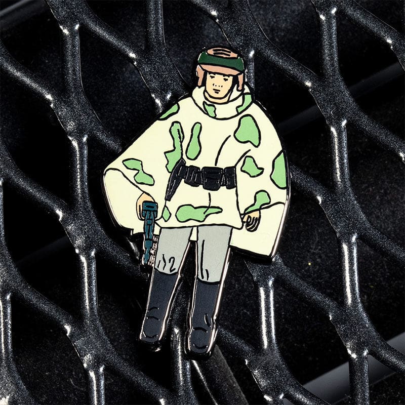 One Size Pin Kings Star Wars Enamel Pin Badge Set 1.35 – 8D8 and Princess Leia Organa (in Combat Poncho)