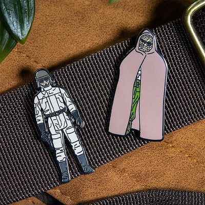 One Size Pin Kings Star Wars Enamel Pin Badge Set 1.39 – Prune Face and AT-ST Driver