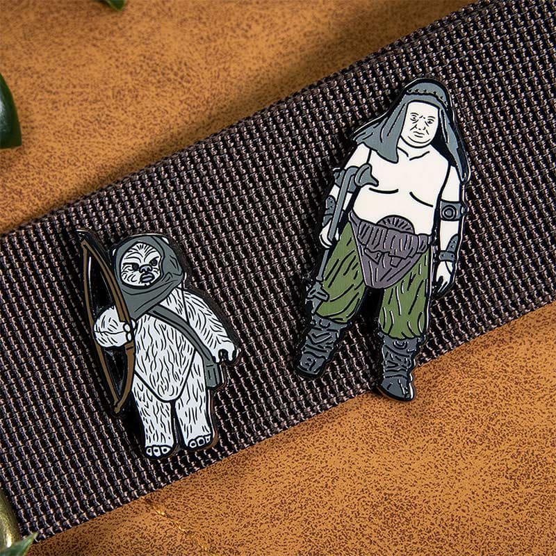 One Size Pin Kings Star Wars Enamel Pin Badge Set 1.40 – Rancor Keeper and Lumat