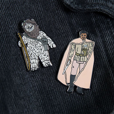 One Size Pin Kings Star Wars Enamel Pin Badge Set 1.47 – Warok and Lando Calrissian (General Pilot)