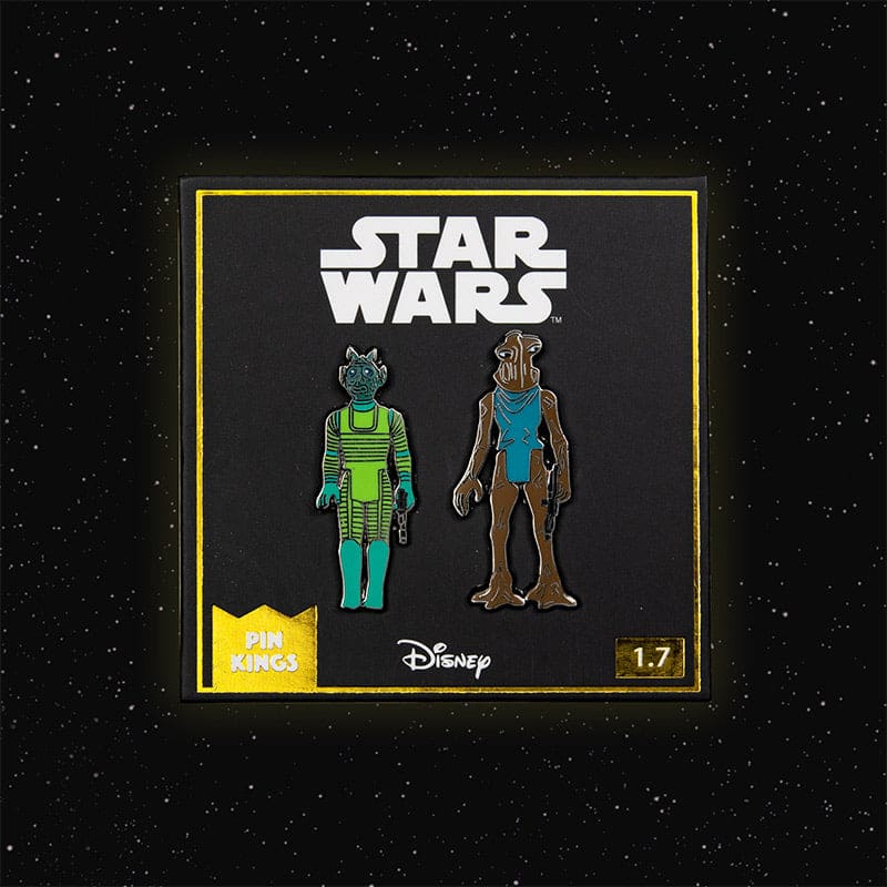 One Size Pin Kings Star Wars Enamel Pin Badge Set 1.7 – Greedo and Hammerhead