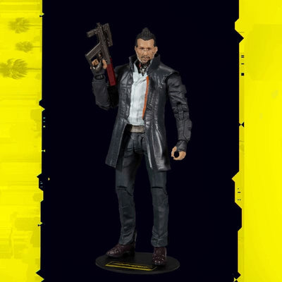 SHOP SOILED Official Cyberpunk 2077 Takemura 18cm (7") Figure