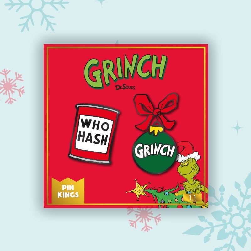 One Size Pin Kings The Grinch Christmas Pin Badge Set 1.1