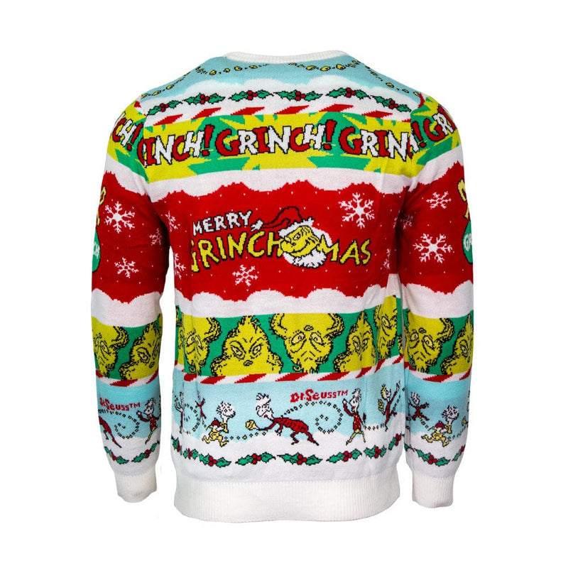 Mens grinch christmas sweater hotsell