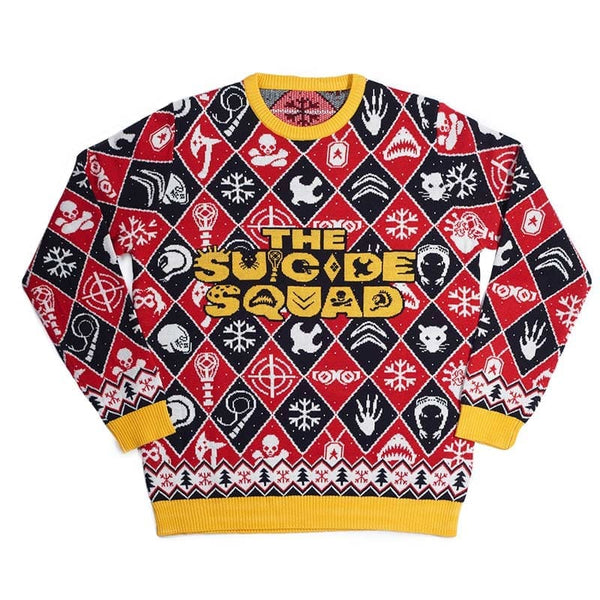Just Geek Official Suicide Squad Chrismas Jumper Ugly