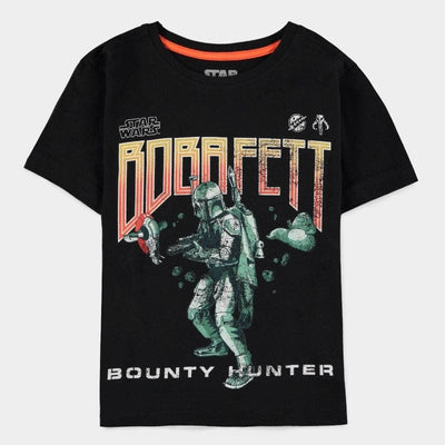 7-8 Years / EU 122 / 128 Official Star Wars Boba Fett Bounty Hunter Kids Short Sleeved  T-Shirts