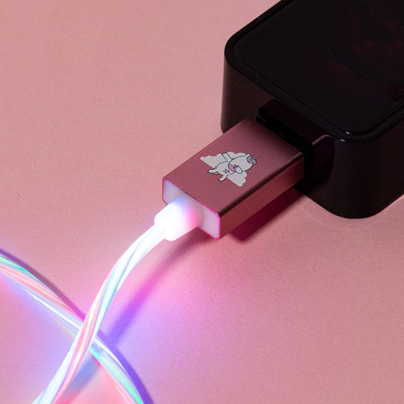 Numskull Unicorn LED USB C Cable & Thumb Grips (Nintendo Switch)