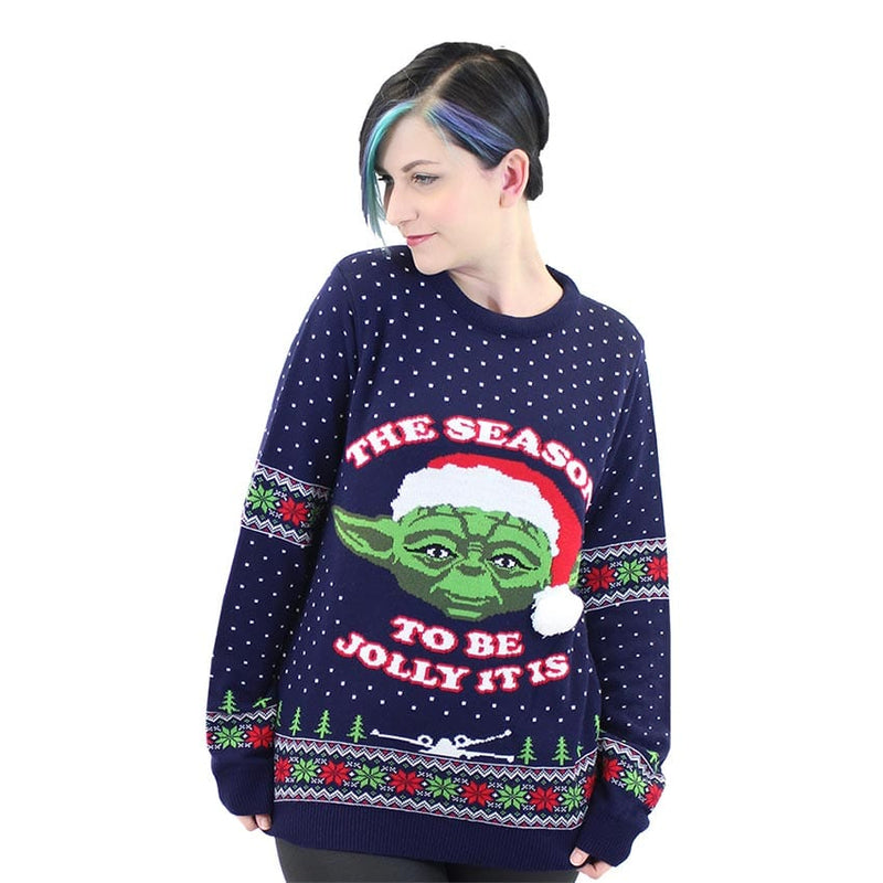 Official Star Wars Master Yoda Christmas Jumper / Ugly Sweater