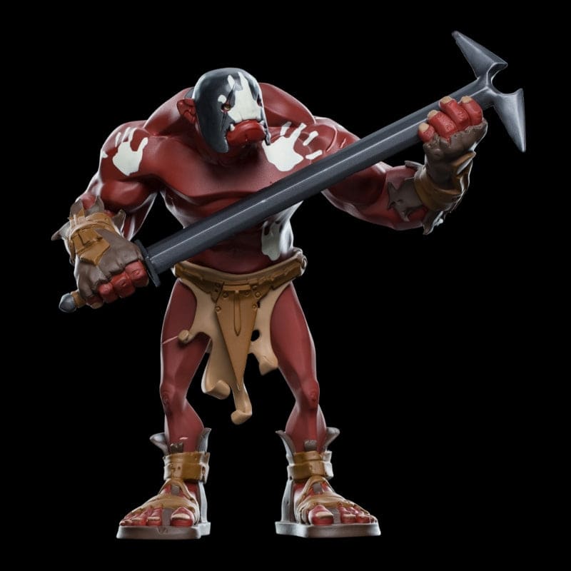 Official Lord of the Rings Uruk-Hai Berserker Mini Epics Vinyl Figure / Figurine 17 cm