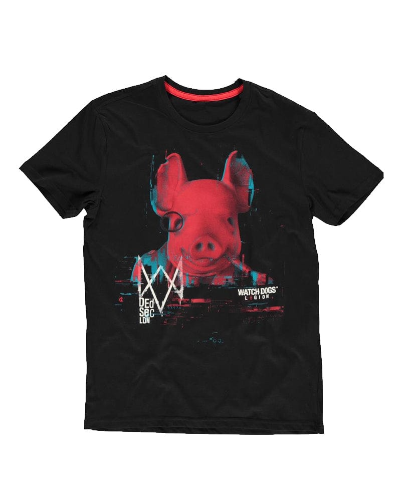 2XL Watch Dogs: Legion - Pork Head Unisex  T-Shirts