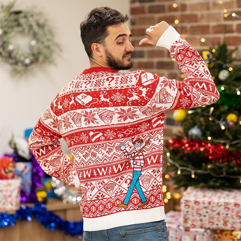 Just Geek Official Wheres Wally Christmas Jumper Ugly