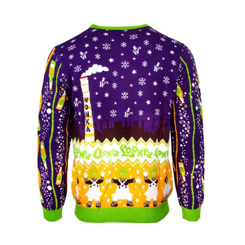Official Willy Wonka & the Chocolate Factory Christmas Jumper / Ugly Sweater