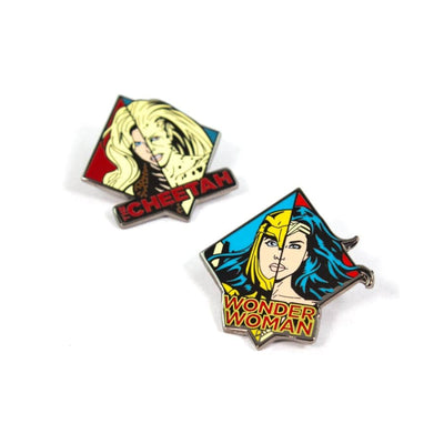 One Size Pin Kings Wonder Woman '84  Enamel Pin Badge Set 1.1 - WW & Cheetah