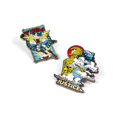One Size Pin Kings Wonder Woman '84  Enamel Pin Badge Set 1.2 - Fight For Justice